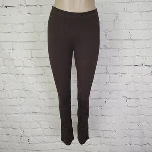 𝅺VINCE Brown Pull on Stretch Pants XS